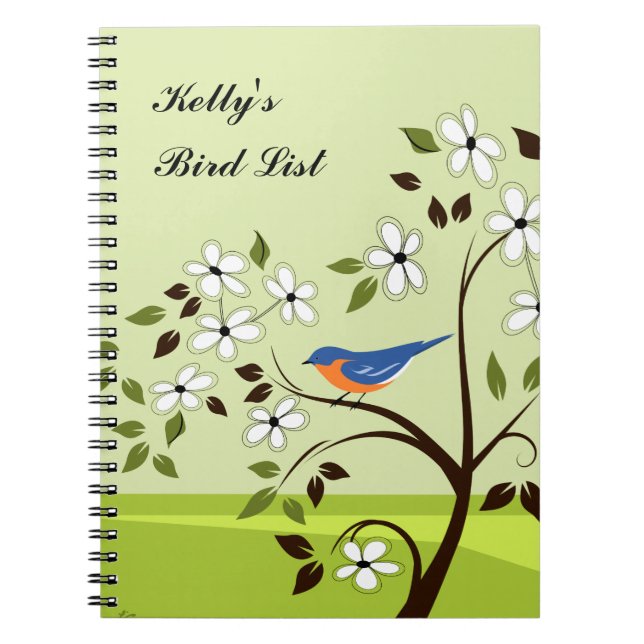 Cuaderno Diario de lista de aves (Frente)