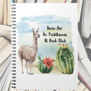 Cuaderno Diario de Llama divertida club de libros