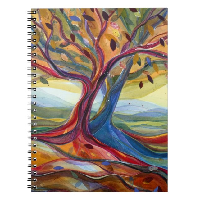 Cuaderno Diario de los árboles del otoño (Frente)