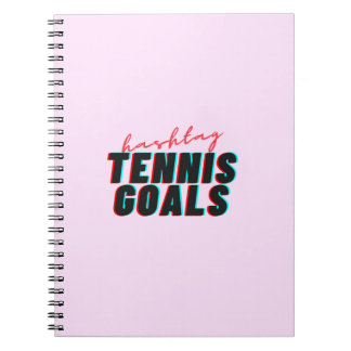 Cuaderno Diario de los Objetivos de Tenis