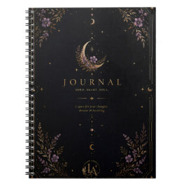 Cuaderno Diario de Luna único y estético