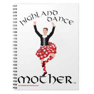 Cuaderno Diario de madre de baile de las Tierras Altas