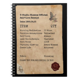 Cuaderno Diario de manifestación de recibo de amor propio e