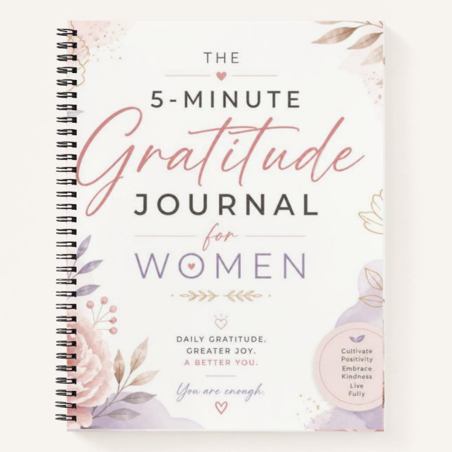 Cuaderno diario de mindfulness y reflexión positiv (Anverso)