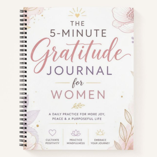 Cuaderno diario de mindfulness y reflexión positiv (Anverso)