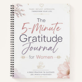 Cuaderno diario de mindfulness y reflexión positiv