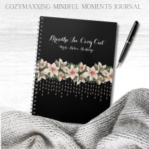 Diario de Momentos Conscientes Cozymaxxing Negro y