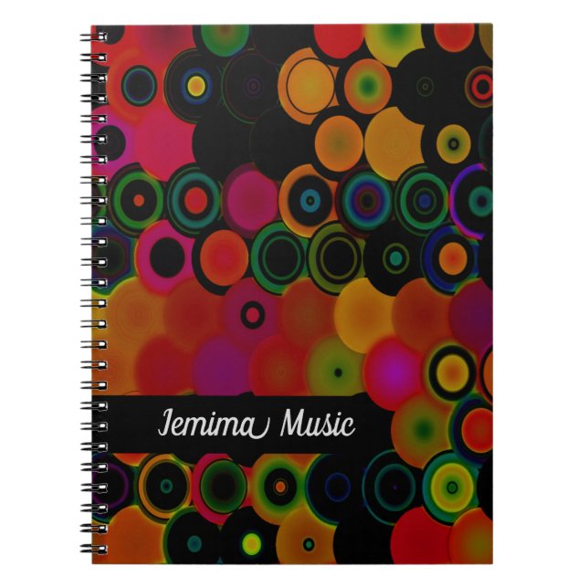 Cuaderno diario de música personalizado (Frente)