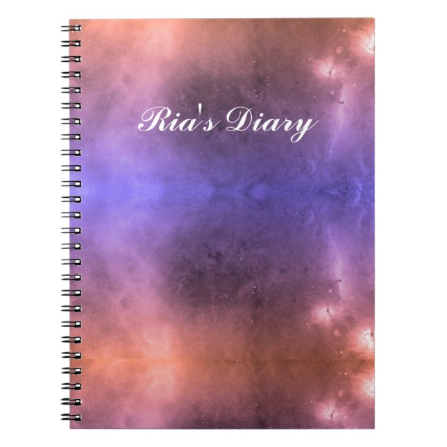 Cuaderno Diario de nombres personalizado (Frente)