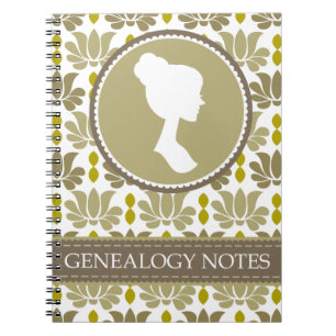 Cuaderno Diario de notas de la genealogía