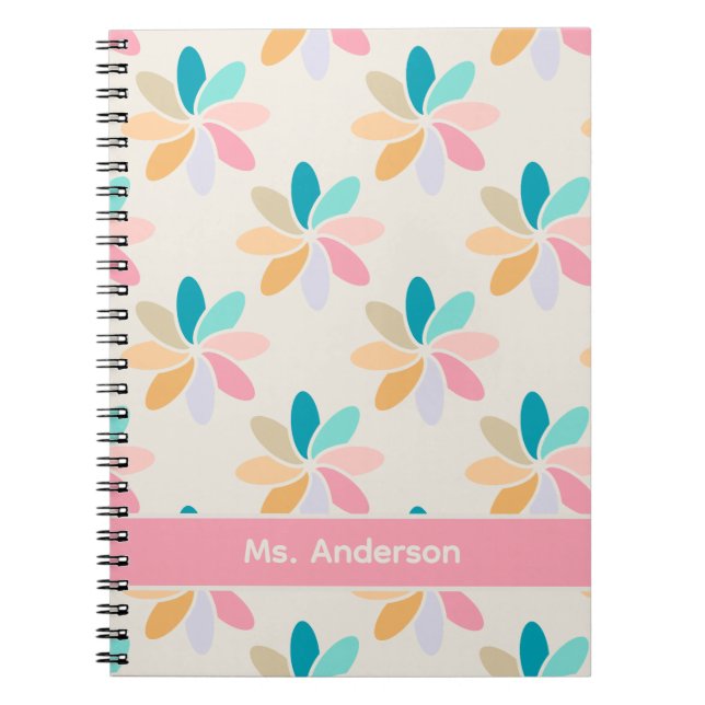 Cuaderno Diario de notas e ideas de rueda de pastel (Frente)