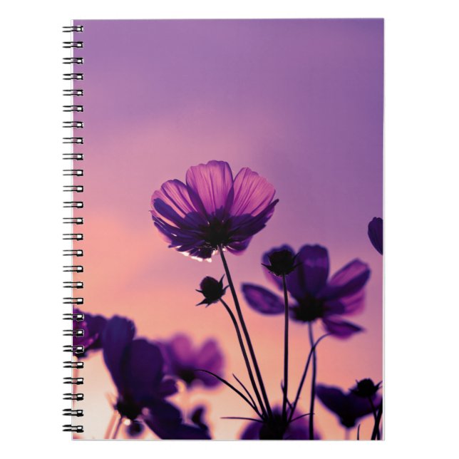 CUADERNO DIARIO DE NOTEBOOK FLORAL FLOWER GARDEN PARA MUJER (Frente)