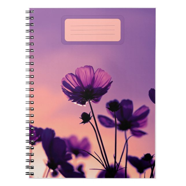 CUADERNO DIARIO DE NOTEBOOK FLORAL FLOWER GARDEN PARA MUJER (Frente)