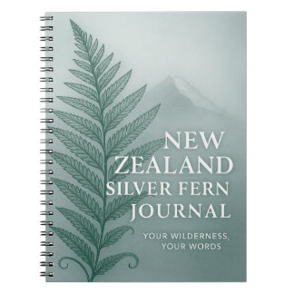 Cuaderno Diario de Nueva Zelanda Silver Fern – Desierto