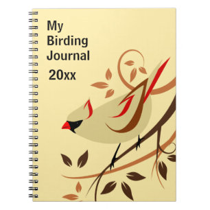 Cuaderno Diario de observación de aves