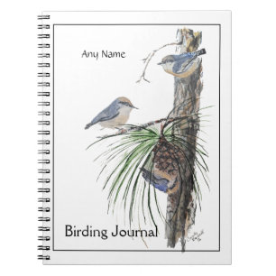 Cuaderno Diario de observación de aves personalizado Pygmy