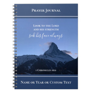 Cuaderno Diario de Oración de Escrituras Personalizadas Fot