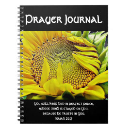Cuaderno Diario de oración de girasol