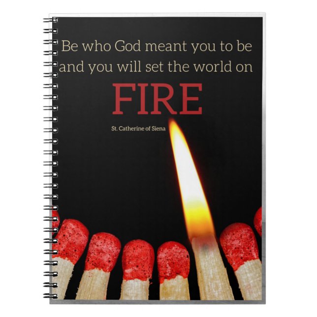 Cuaderno Diario de oración de Santa Catalina de Siena (Frente)