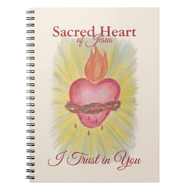 Cuaderno Diario de Oración del Sagrado Corazón de Jesús (Frente)