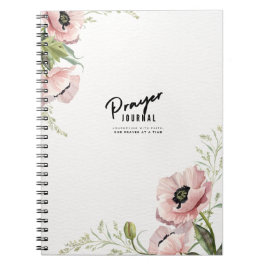 Cuaderno Diario de oración floral | Diario de bloc de notas