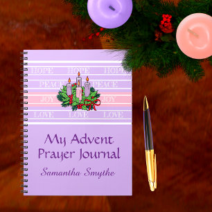 Cuaderno Diario de Oración Personalizado de Adviento