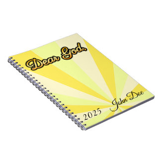 Cuaderno Diario de oraciones de oro personalizado