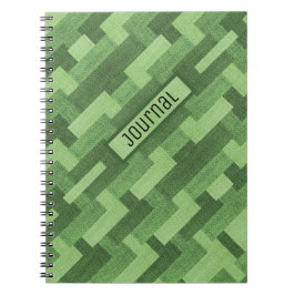 Cuaderno Diario de oraciones del patrón verde