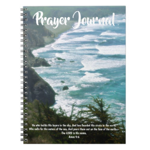 Cuaderno Diario de oraciones oceánicas de la costa del mar
