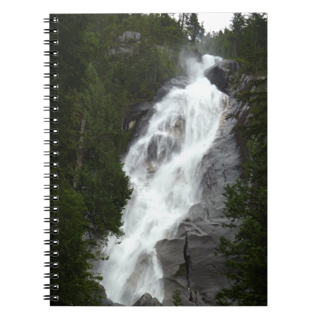 Cuaderno Diario de paisajes canadiense Waterfall Notebook (Frente)