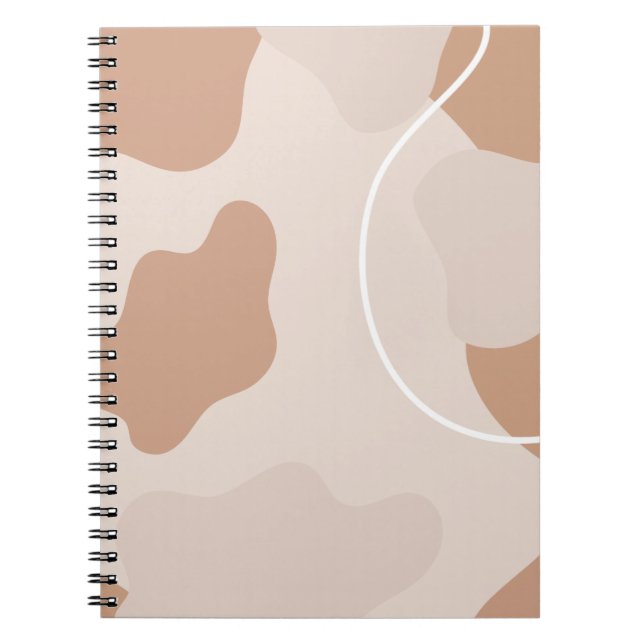 Cuaderno Diario de patrones abstractos para notas y planifi (Frente)