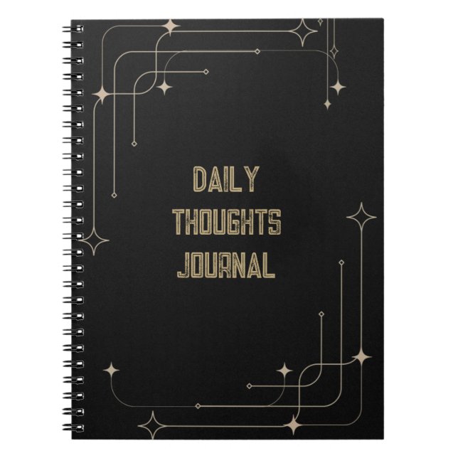 Cuaderno Diario de Pensamientos Diarios (Frente)