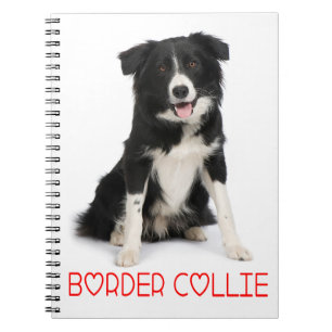 Cuaderno Diario de Perro Cachorro de Border Collie de Amor 