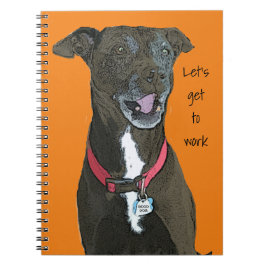 Cuaderno Diario de perro trabajador