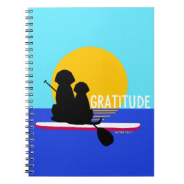 Cuaderno Diario de perros SUP Gratitud Amanecer