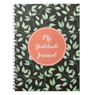 Cuaderno Diario de personalizable con hojas verdes