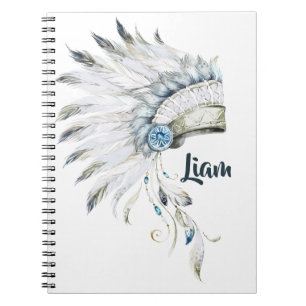 Cuaderno Diario de Personalizado de la cabeza de la pluma B