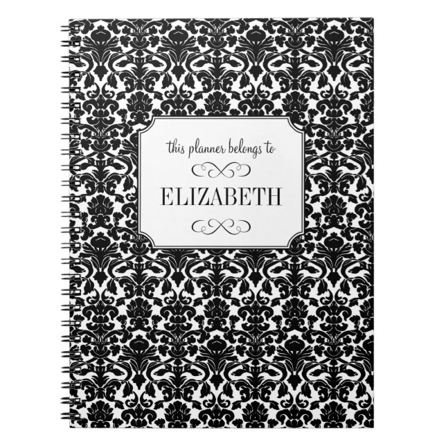 Cuaderno Diario de planificación de bodas personalizado de  (Frente)