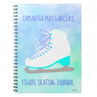 Cuaderno Diario de prácticas de patinaje artístico sobre hi