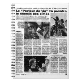 Cuaderno Diario de prensa francés