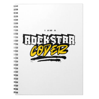 Cuaderno diario de programador estrella de rock