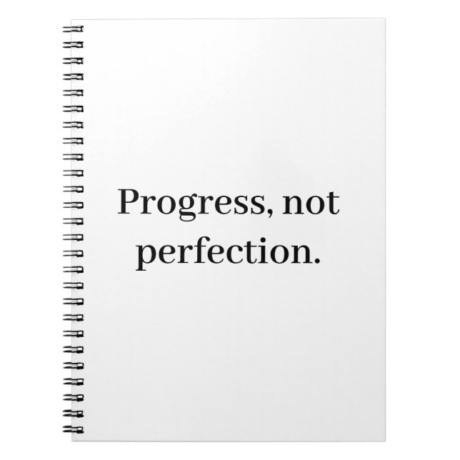 Cuaderno Diario de progreso motivacional (Frente)
