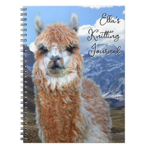 Cuaderno Diario de punto personalizado de las montañas de l