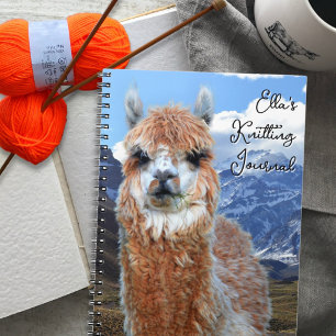 Cuaderno Diario de punto personalizado de las montañas de l
