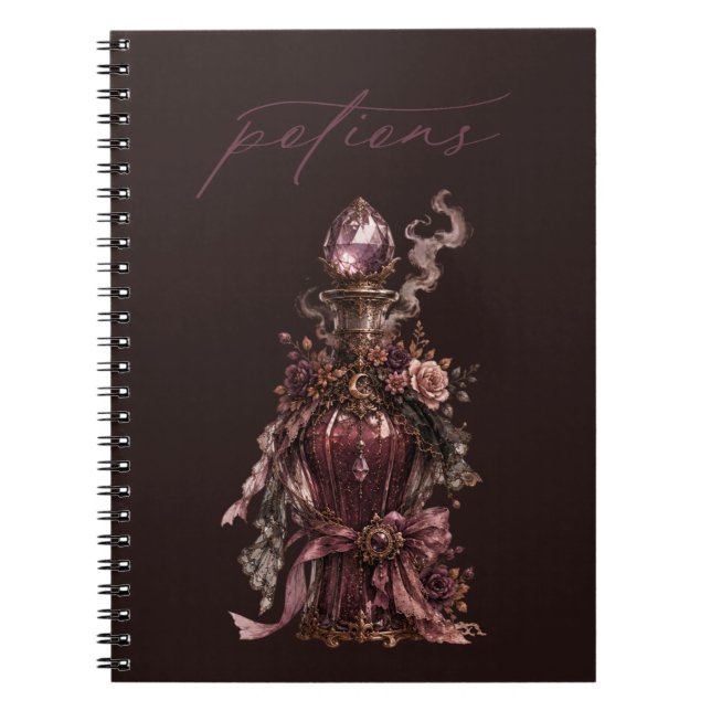 Cuaderno Diario de Recetas de Pociones (Frente)