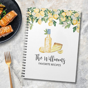 Cuaderno Diario de Recetas Familiares del Limonero Amarillo
