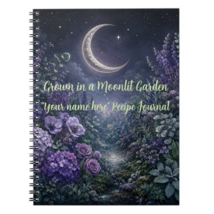 Cuaderno Diario de Recetas Personalizadas de Botanica bajo 