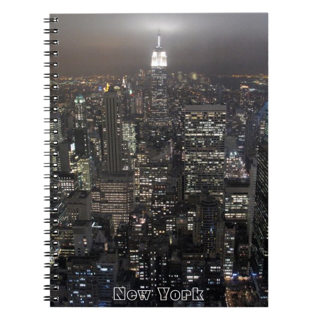 Cuaderno Diario de recuerdo Empire State de New York (Frente)
