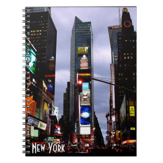 Cuaderno Diario de recuerdo Times Square de New York Notebo