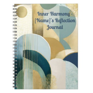 Cuaderno Diario de reflexión personalizada - 'Armonía inter
